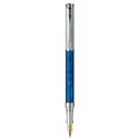 Picture of Laban Sterling Silver ST-920-1RN Blue Fountain Pen Medium Nib