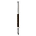 Picture of Laban Real Leather Sterling Silver ST-921-1RL Black Rollerball Pen