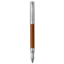 Picture of Laban Real Leather Sterling Silver ST-921-1RL Light Brown Rollerball Pen