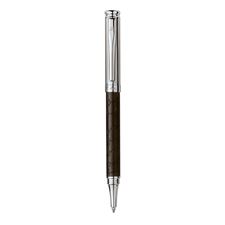 black  leather Laban Luxury 925 sterling silver Ballpoint pen 