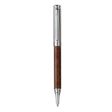Picture of Laban Real Leather Sterling Silver ST-921-1RL Dark Brown Ballpoint Pen