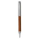 Picture of Laban Real Leather Sterling Silver ST-921-1RL Light Brown Ballpoint Pen