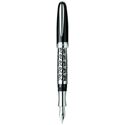 Picture of Laban Sterling Silver MB-300 Black Fountain Pen Medium Nib