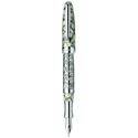 Picture of Laban Sterling Silver MB-300 Ice Cracked Fountain Pen Medium Nib