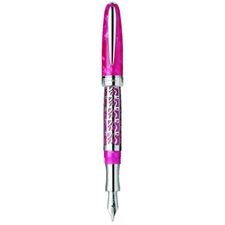 Picture of Laban Sterling Silver MB-300 Pink Lady Fountain Pen Medium Nib