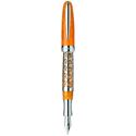 Picture of Laban Sterling Silver MB-300 Sunny Orange Fountain Pen Medium Nib