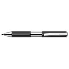 Picture of Laban Mini Max Sterling Silver Stripes Black Ballpoint Pen