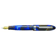 Picture of Laban Mento Blue Tornado Fountain Pen Medium Nib