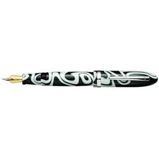 Picture of Laban Mento White Electric Fountain Pen Medium Nib