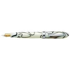 Picture of Laban Mento Ivory Black Electric Fountain Pen Medium Nib