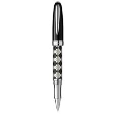 Picture of Laban Rhodium Plated MB-R200-2 Black Rollerball Pen