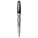 Picture of Laban Rhodium Plated MB-F200-3 Black Fountain Pen Medium Nib