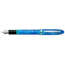Picture of Laban Meno Coral Blue Resin Fountain Pen Medium Nib
