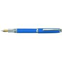 Picture of Laban Uptown Lines Straight Blue Fountain Pen Medium Nib