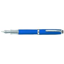 Picture of Laban Uptown Lines Overlap Blue Fountain Pen Medium Nib