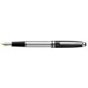 Picture of Montblanc Meisterstuck Solitaire Hematite Steel Classique Fountain Pen Medium Nib