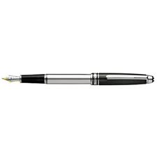 Picture of Montblanc Meisterstuck Solitaire Hematite Steel Classique Fountain Pen Medium Nib