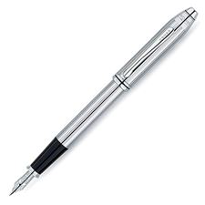 Picture of Cross Townsend Lustrous Chrome Fountain Pen Fine Nib