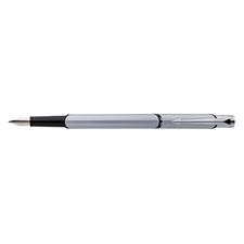 Picture of Parker Facet Matte Chrome Fountain Pen Medium Nib