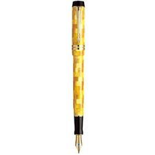 Picture of Parker Duofold Checks Citrine Fountain Pen Medium Nib