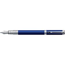 Picture of Waterman Perspective Blue Chrome Trim Fountain Pen Fine Nib