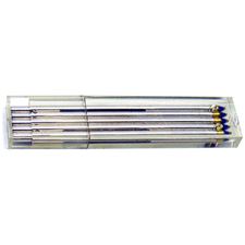 Picture of Jac Zagoory Scroll Pen Ballpoint Refills 5 Pieces Blue