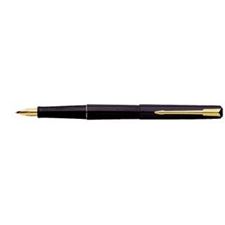 Picture of Parker 15 Lacquer Black Gold Trim Fountain Pen Fine Nib