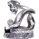 Picture of Jac Zagoory Pen Holder Coiling Snake Pewter