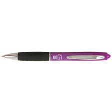 Picture of Zebra Z Grip Max Gel Retractable Pens Violet (Dozen)