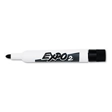 Picture of Expo2 Low Odor Dry Erase Marker Bullet Tip Black (Dozen)