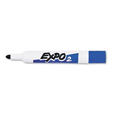 Picture of Expo2 Low Odor Dry Erase Marker Bullet Tip Blue (Dozen)