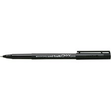 Picture of Uni-ball Onyx Rollerball Pen Micro Point Black (Dozen)