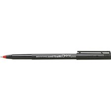 Picture of Uni-ball Onyx Rollerball Pen Micro Point Red (Dozen)