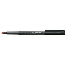 Picture of Uni-ball Onyx Rollerball Pen Fine Point Red (Dozen)