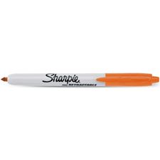 Picture of Sharpie Retractable Fine Point Permanent Marker Orange (Dozen)