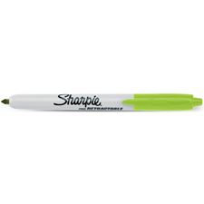 Picture of Sharpie Retractable Fine Point Permanent Marker Lime (Dozen)