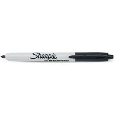 Picture of Sharpie Retractable Fine Point Permanent Marker Black (Dozen)