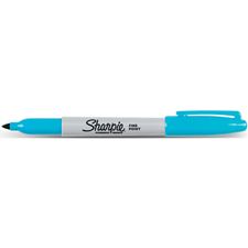 Picture of Sharpie Fine Point Permanent Marker Turquoise (Dozen)