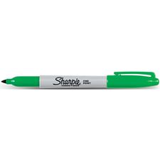 Picture of Sharpie Fine Point Permanent Marker Green (Dozen)