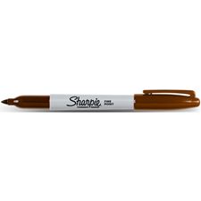 Picture of Sharpie Fine Point Permanent Marker Brown (Dozen)