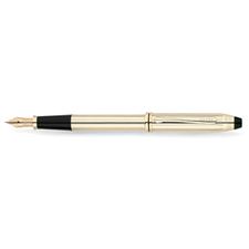 Picture of Cross Townsend 10 Karat Gold Filled Rolled Gold Fountain Pen Medium Nib