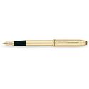 Picture of Cross Townsend 18 Karat Gold Filled-Rolled Gold Fountain Pen Medium Nib