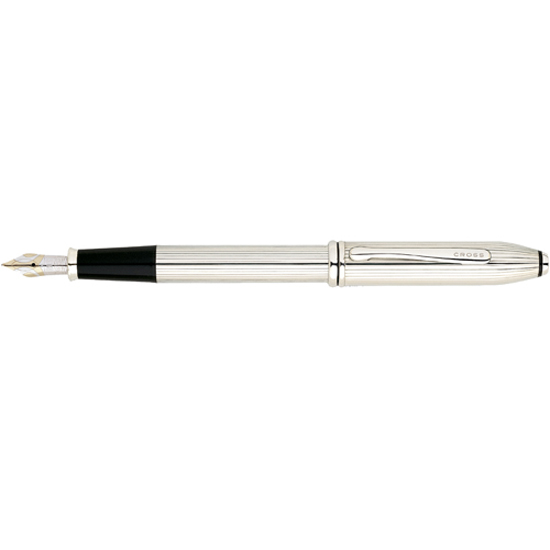 Cross Townsend Sterling Silver Fountain Pen Extra Fine NibMontgomery Pens Fountain Pen Store