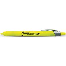 Picture of Sharpie Accent Retractable Highlighter Fluorescent Yellow (Dozen)