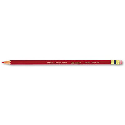 Prismacolor Col-Erase Colored Pencil Scarlet Red (Dozen)-Montgomery Pens  Fountain Pen Store 212 420 1312