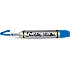 Picture of Sharpie King Size Permanent Marker Blue (Dozen)