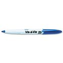 Picture of Expo Vis-à-Vis Overhead Wet Wipe Marker Fine Point Blue (Dozen)