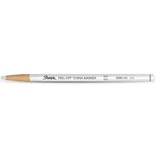 Picture of Sharpie Peel-Off China Marker White Medium (Dozen)