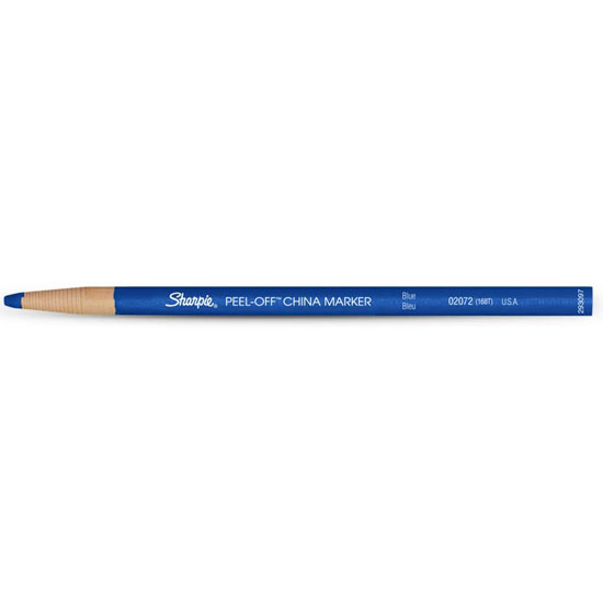 Sharpie Peel-Off China Marker Blue Medium (Dozen)