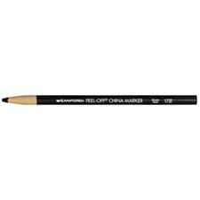 Picture of Sharpie Peel-Off China Marker Black Medium (Dozen)